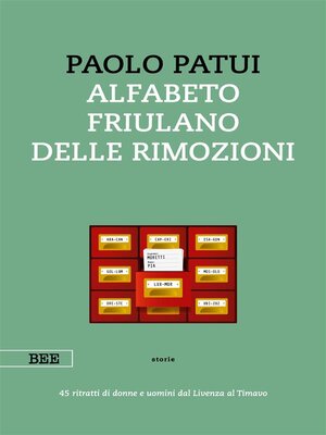 cover image of Alfabeto friulano delle rimozioni